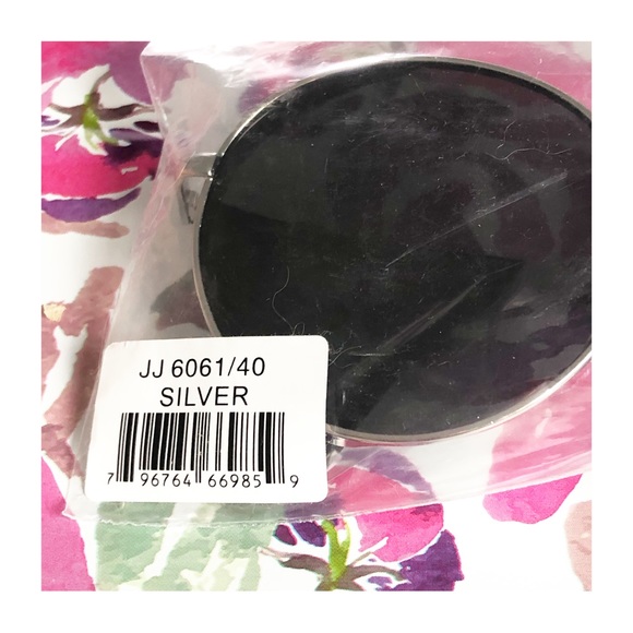 NWT JOE'S JEANS Women's Silver Tone Round Polarized Sunglasses - Picture 13 of 14